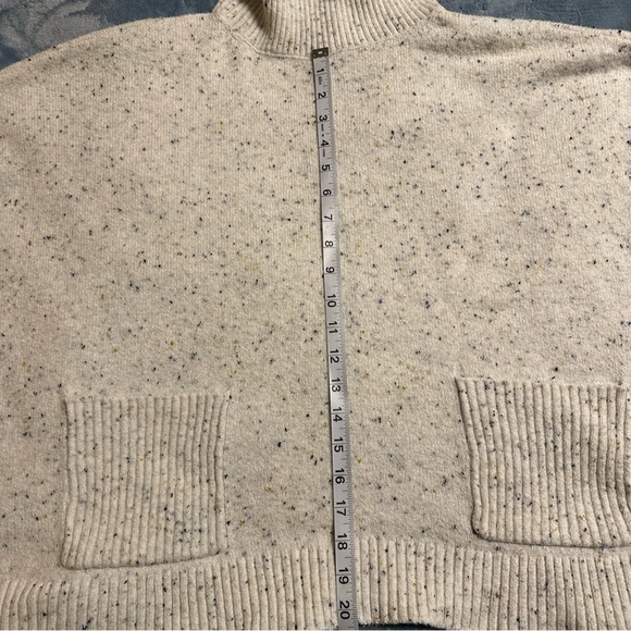 Loft Boat Neck Sweater White Flecks  Cream With Colorful Flecks - Picture 10 of 12